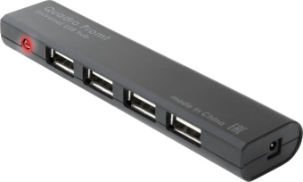 Концентратор USB-A - 4-port USB2.0, Defender Quadro Promt, кабель 0.82м