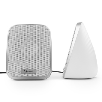 Акустическая система Gembird SPK-100 (2x3W, питание от USB) белый