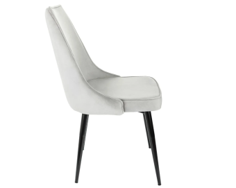 Кресло Бюрократ CH-K4 св.серый Holland 09 металл черный на ножках