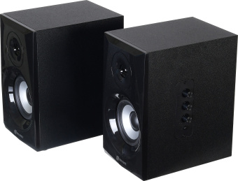 Акустическая система OKLICK OK-166 (2x20W, bluetooth, питание от сети 220B) черный