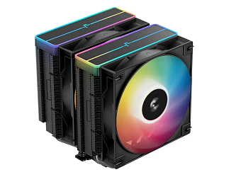 Кулер для процессора DeepCool AG620 BK V2 ARGB 4-pin, 1851/1700/AM5, 260W, черный
