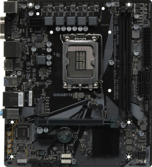 Материнская плата Socket-1700 Gigabyte H610M S2H V2 (H610) 2*DDR5 VGA HDMI DP mATX
