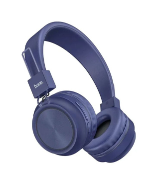 Наушники беспроводные HOCO W25 Bluetooth, синий