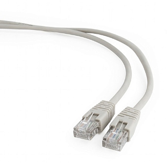Кабель патч-корд Patch cord кат.5e 10.0м, Cablexpert, многожильный, серый
