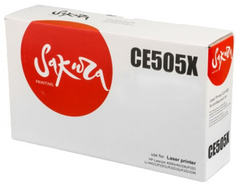 Картридж лазерный Sakura  SACE505X (CE505X) для HP LaserJet P2055, P2055D, P2055DN, черный