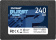 Накопитель SSD SATA 240Gb Patriot Burst Elite (SATA3, 450/320 Мбайт/сек)