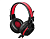 Наушники проводные Oklick HS-G300 ARMAGEDDON (мониторные закрытые, 20-20 000 Гц, 56дБ, 2м) black-red