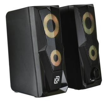 Акустическая система OKLICK OK-127 (2x3W, питание от USB) black
