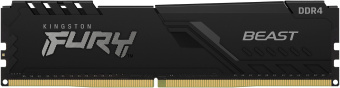 Модуль памяти DDR4 16Gb PC4-25600 3200MHz Kingston Fury Beast Black
