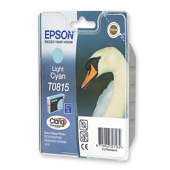 Картридж струйный EPSON T0815/T1115 для Epson 1410,R270/290/295/390,RX590/610/615/690, светло-голубо