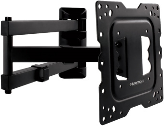 Крепление для телевизора Kromax DIX-18 (22"-55" макс.40кг настенный поворот и наклон) Black