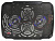 Подставка для ноутбука 15" BURO LCP156 (металл. сетка, 2*1800 об/мин, 23дБ, LED-подсветка) черный