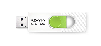 Флешка .32Gb ADATA [UV320] USB3.2 белый/зеленый