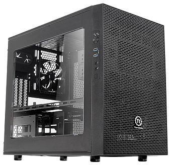 Корпус Thermaltake Core X1 (426x280x471 мм, 9 кг, 2*USB, mini-ITX, без БП) Black