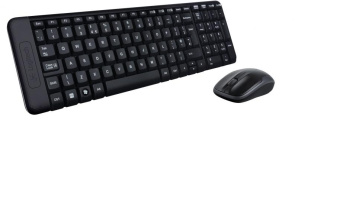 Комплект беспроводной (клавиатура+мышь) Logitech MK220 Wireless Cordless Combo USB Black