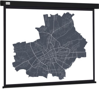 Экран для проектора Cactus 152x203см Wallscreen CS-PSW-152X203-BK 4:3 настенно-потолочный рулонный черный