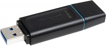 Флешка 64Gb Kingston Exodia DTX/64Gb USB3.1 черный/синий