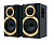 Акустическая система SVEN SPS-619 (2x10W, дерево) золотистый