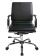 Кресло Бюрократ CH-993-Low (эко.кожа, мех. качания, крест. металл хром, до 120 кг) Черный