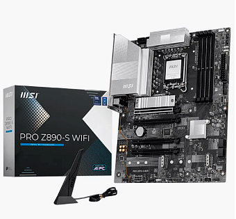 Материнская плата Socket-1851 MSI PRO Z890-S WIFI (Z890) 4*DDR5 Thunderbolt DP HDMI USB-C ATX