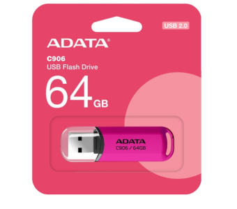 Флешка .64Gb ADATA C906 USB2.0 фиолетовый