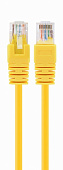 Кабель патч-корд .Patch cord кат.5e  1.5м, Cablexpert, многожильный, желтый