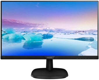 Монитор 23.8" PHILIPS 243V7QDAB (IPS 1920x1080 5ms 60Hz HDMI DVI VGA Sp) Black