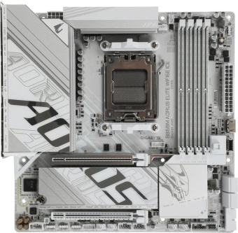 Материнская плата Socket AM5 Gigabyte B850M A ELT WF6E ICE (B850) 4*DDR5 DP mATX