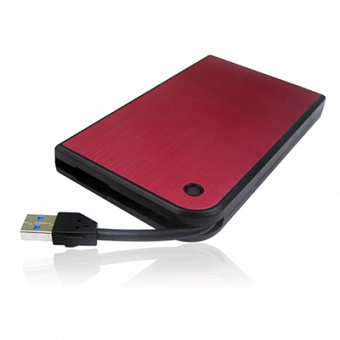 Внешний контейнер USB3.0 -> SATA 2.5", AgeStar 3UB2A14, алюминий, красный