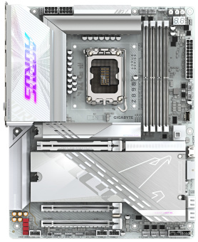 Материнская плата Socket-1851 Gigabyte Z890 AORUS PRO ICE (Z890) 4*DDR5 Thunderbolt USB-C ATX