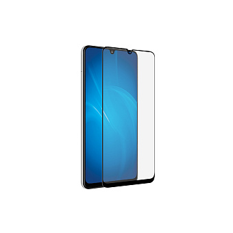 Защитное стекло для смартфона Samsung Galaxy A22 - DF sColor-119 стекло с рамкой (fullscreen+fullglu