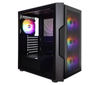 Корпус 1STPLAYER TRILOBITE T7-P LED ATX Black