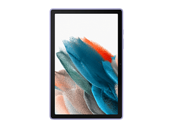 Чехол для планшета Samsung Galaxy Tab A8 10.5" - Clear Edge Cover полиуретан прозрачный/фиолетовый