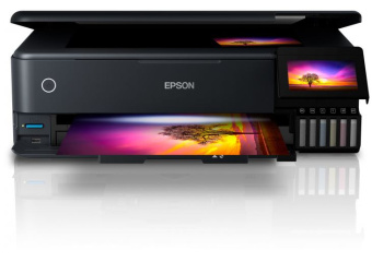 МФУ EPSON L8180 A3 СНПЧ цветной Wi-Fi черный