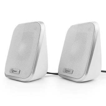 Акустическая система Gembird SPK-100 (2x3W, питание от USB) White