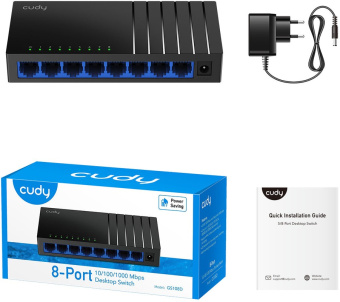 Коммутатор .8 port Cudy GS108D 1000 Мбит/с
