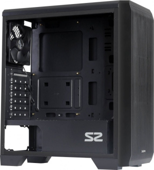 Корпус Zalman S2 (MidiTower, 2*USB2.0, 1*USB3.0, ATX, без БП) чёрный