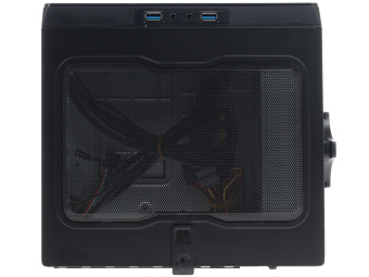 Корпус Powerman EQ101 (SlimCase, 2*USB3.0, 200W, mini-ITX, чёрный)