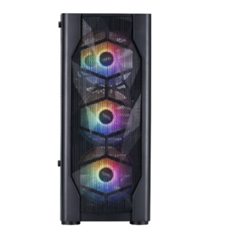 Корпус 1STPLAYER D4-BK-4F1 FRGB ATX чёрный