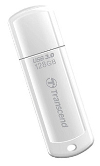 Флешка 128Gb Transcend JetFlash 730 USB3.0 белый