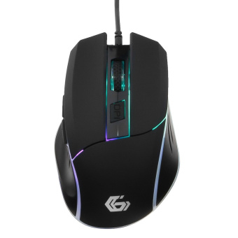 Мышь проводная Gembird MG-500 Gaming 1600dpi Подсветка USB черный