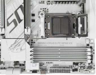 Материнская плата Socket AM5 Gigabyte B850M A ELT WF6E ICE (B850) 4*DDR5 DP mATX