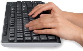 Клавиатура беспроводная Logitech K270 Wireless Keyboard черный