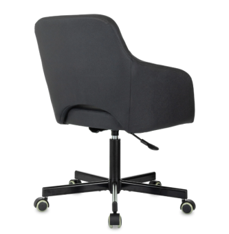 Кресло Бюрократ CH-380M черный экокожа крестов. металл