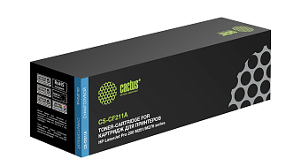 Картридж лазерный Cactus CS-CF211A для HP LJ Pro 200 M251/M276 голубой