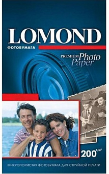 Бумага Lomond [10x15см] суперглянцевая, 200гр/м2, 750л