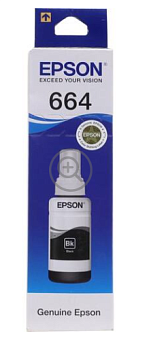 Картридж струйный EPSON T6644 для Epson L100/110/200/210, жёлтый