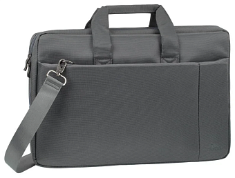 Сумка для ноутбука 17" Riva 8251 полиэстер, серый