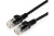 Кабель патч-корд Patch cord кат.5e 15.0м, Cablexpert, многожильный, чёрный