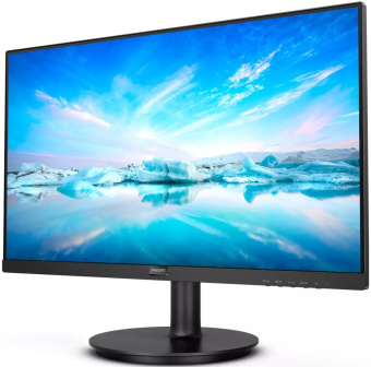 Монитор 21.5" PHILIPS 222V8LA (VA 1920x1080 4ms 75Hz VGA HDMI DP Speakers) черный